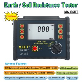 MS-ESRT  接地電阻 / 土壤電阻率測試儀 附校準證書 MS-ESRT  接地電阻 / 土壤電阻率測試儀 附校準證書