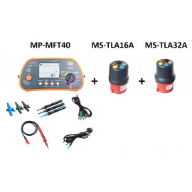 MP-MFT40+TLA16A+TLA32A  專業級別多功能6合1測試儀 + 三相轉換頭, 16A..